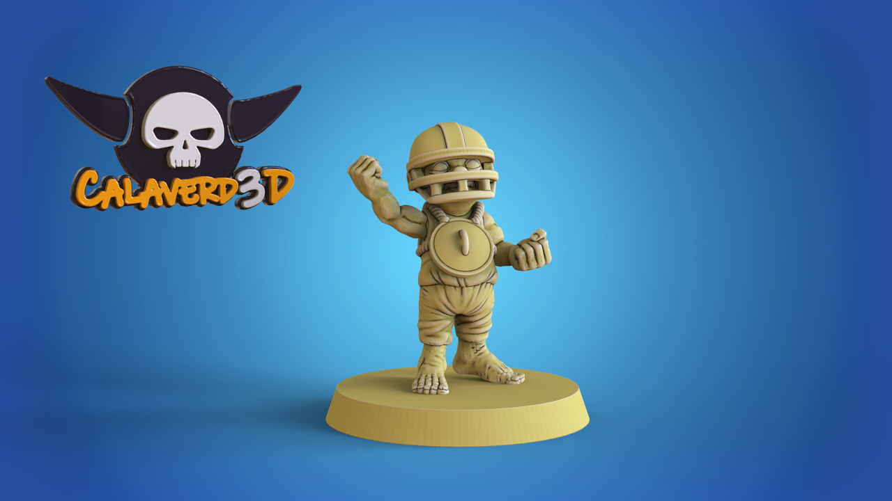 Halfling team for Fantasy Football Miniature Tabletop Game Calaverd3D