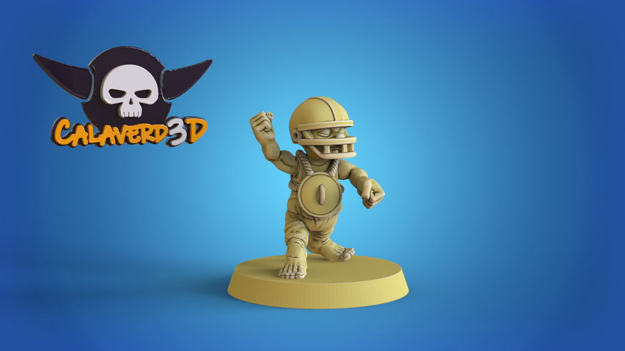 Halfling team for Fantasy Football Miniature Tabletop Game Calaverd3D
