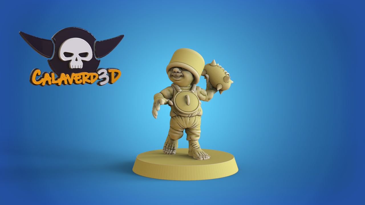 Halfling team for Fantasy Football Miniature Tabletop Game Calaverd3D
