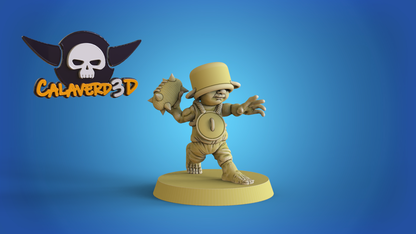 Halfling team for Fantasy Football Miniature Tabletop Game Calaverd3D