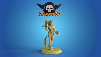 Vega Elven Alliance Team for Fantasy Football Miniature Tabletop Game Calaverd3D