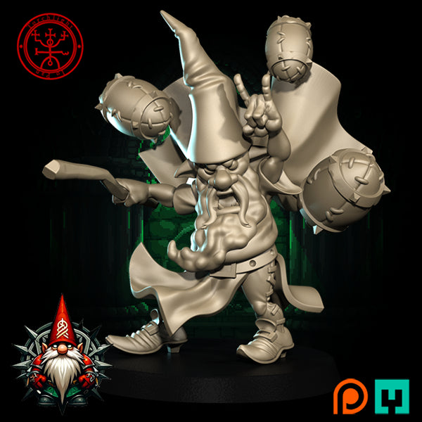 The Gnome Wrecklers Team - 14 High-Quality 3D Print Gnome Miniatures | Blood Fantasy Football Bowl | Torchlight Models