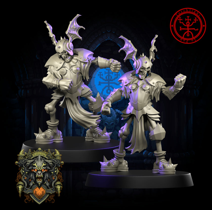 The Twilight Thrillers Team - 18 High-Quality 3D Print Undead Miniatures | Blood Fantasy Football Bowl | Torchlight Models